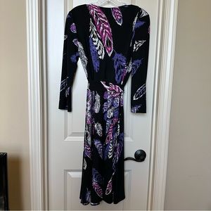 Muse long sleeve Dress size 10 black, purple